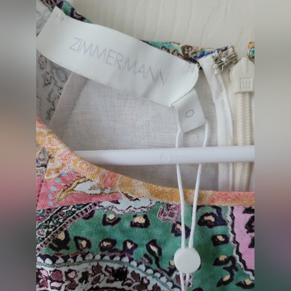 ZIMMERMANN Anneke patchwork paisley mini dress - Picture 9 of 12